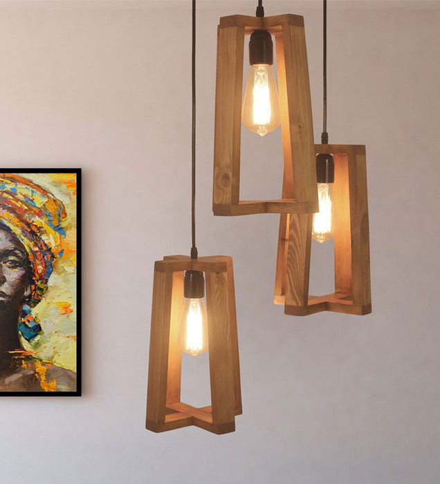 Blender Brown Cluster Hanging Lamp