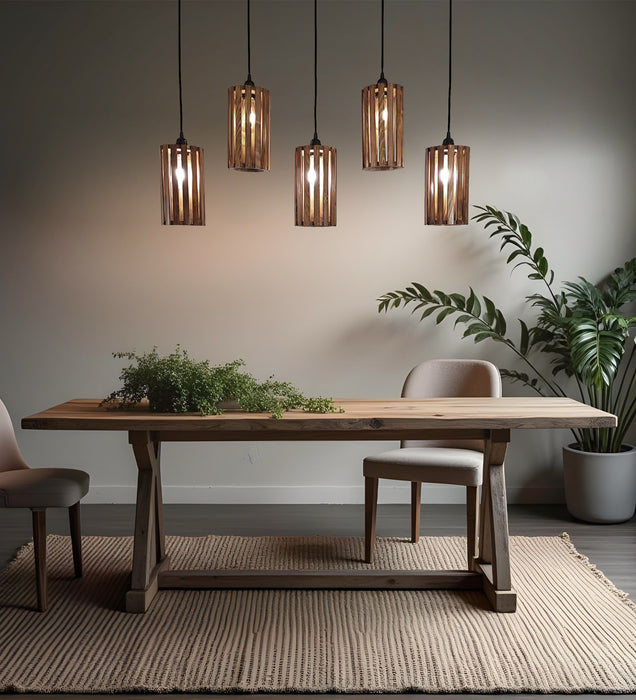 Casa Brown 5 Series Hanging Lamp