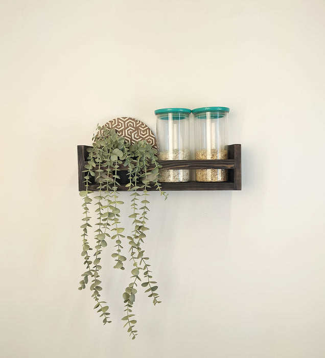 Fredrik Wooden Wall Shelf Organiser