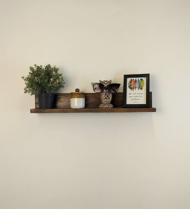 Karl Wooden Wall Shelf Organiser