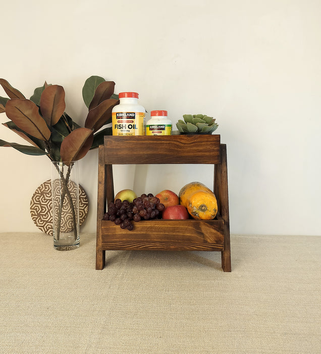 Louisa Wooden Kitchen Countertop Organiser