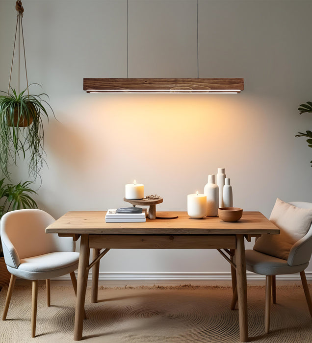Slimline 36 DUO Wooden LED Hanging Lamp