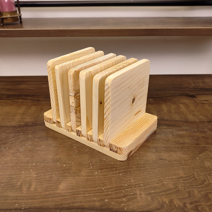 Fence Wooden Coaster Set