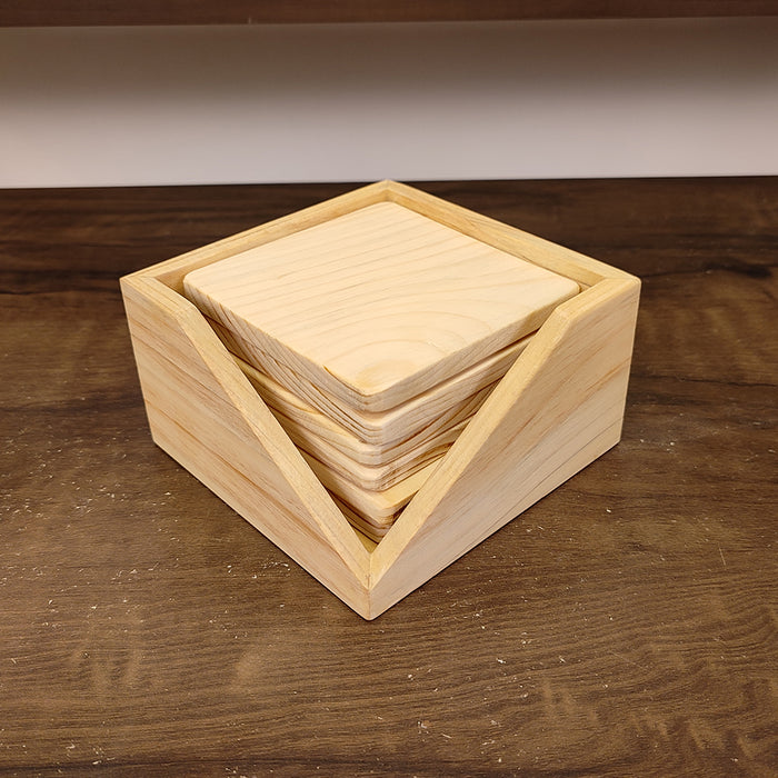 Stow Wooden Coaster Set