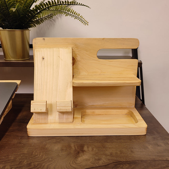 Wooden Desk Organiser 2