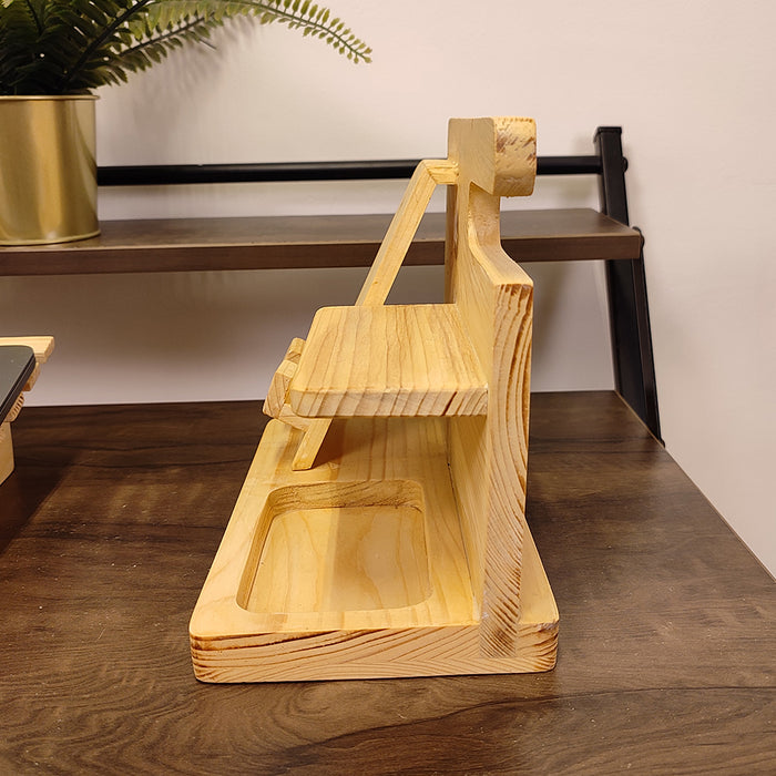 Wooden Desk Organiser 2