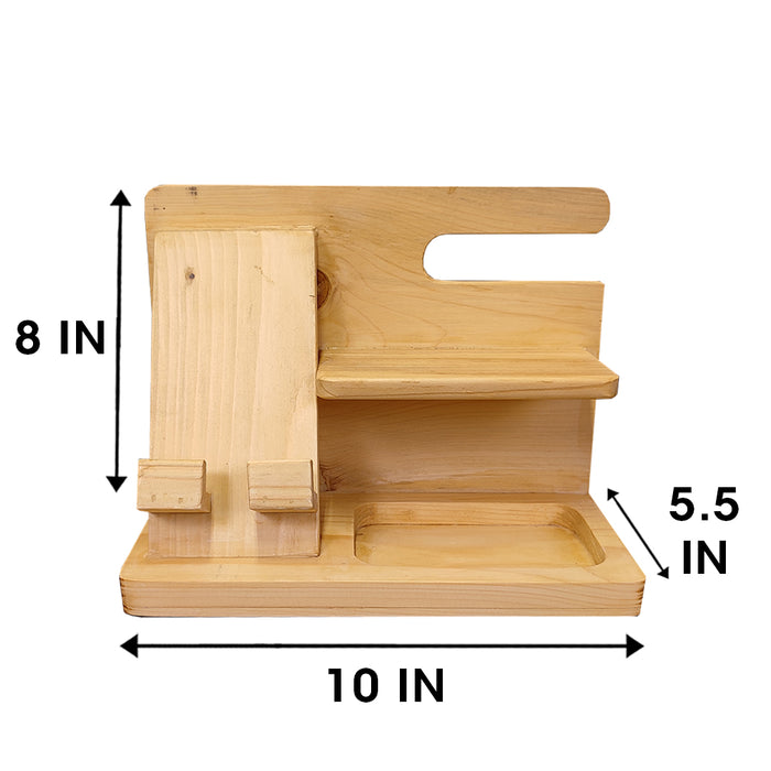 Wooden Desk Organiser 2