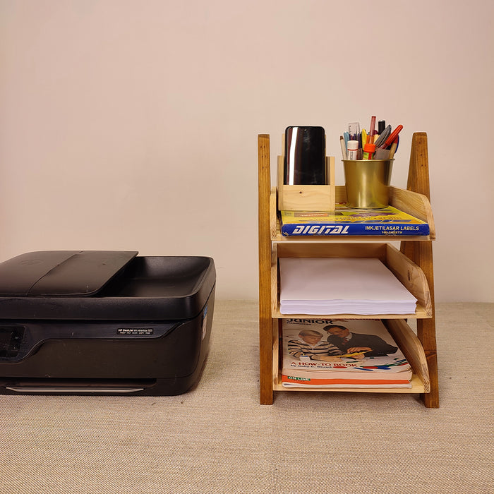 Wooden Desk Organiser 8