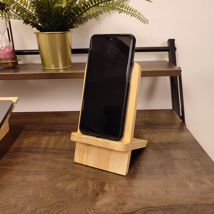 Wooden Mobile Holder 2