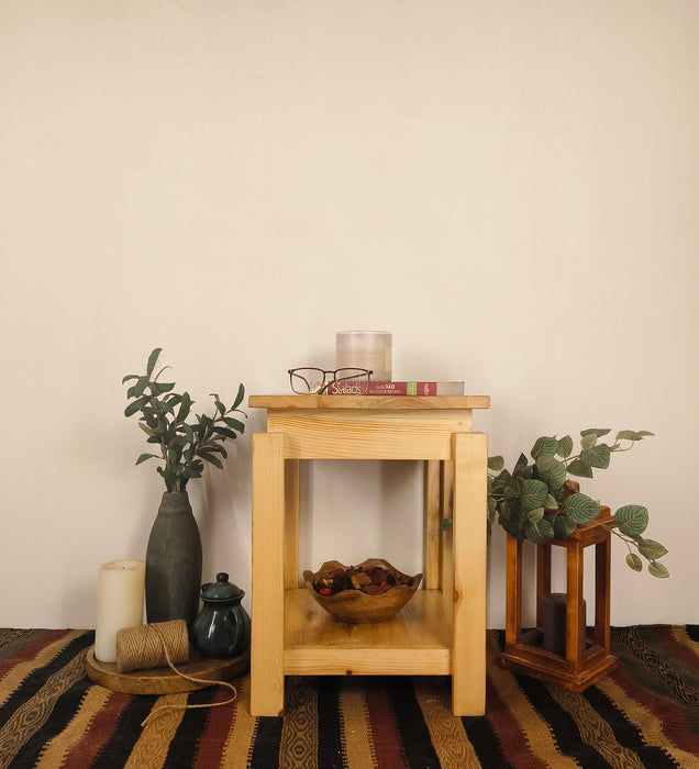 Celine Solid Wood End Table