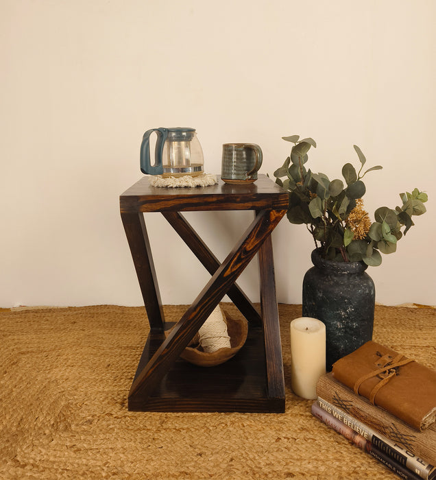 AMOS Solid Wood End Table