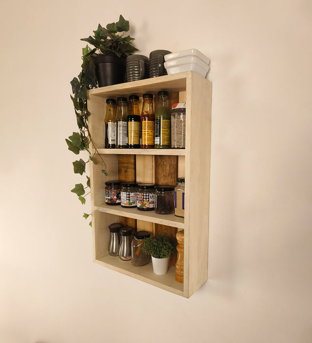 FERGUSON Wooden Kitchen Storage Wall Shelf