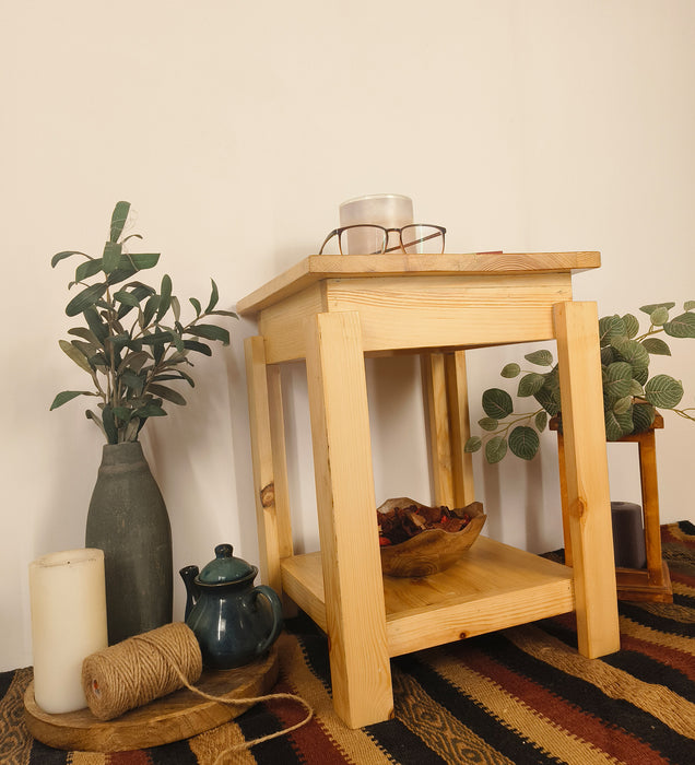 Celine Solid Wood End Table