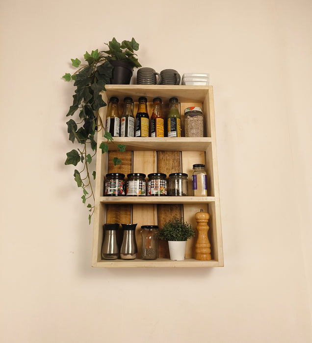 FERGUSON Wooden Kitchen Storage Wall Shelf