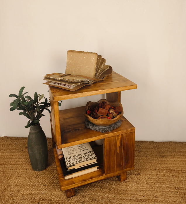 BILLY Solid Wood End Table