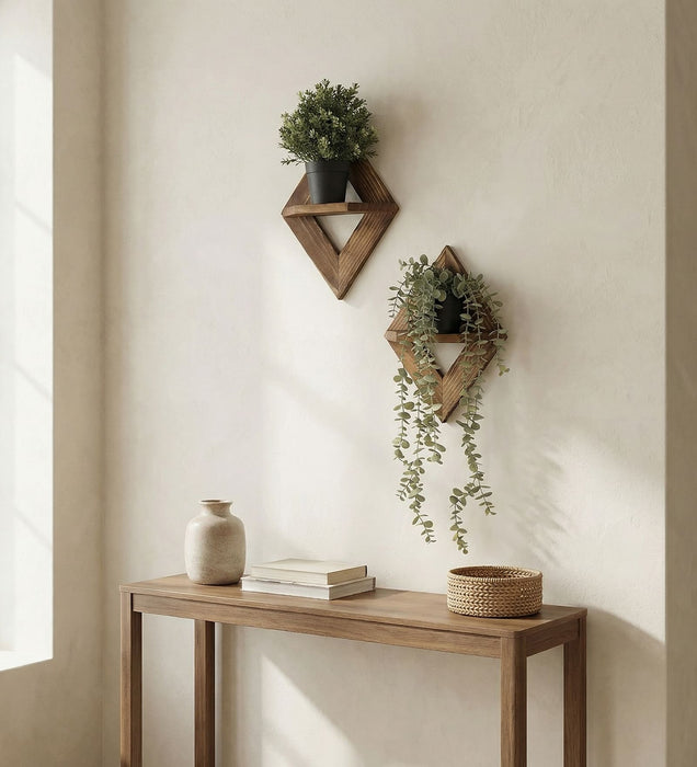 Anna Set of 2 Wooden Wall Décor