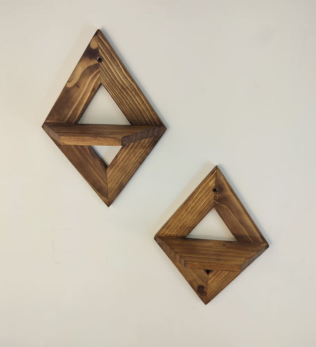 Anna Set of 2 Wooden Wall Décor