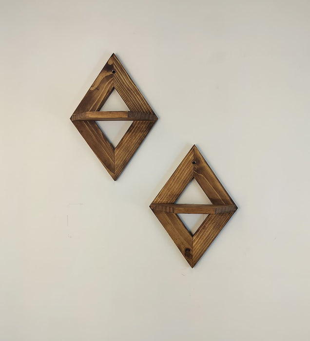 Anna Set of 2 Wooden Wall Décor
