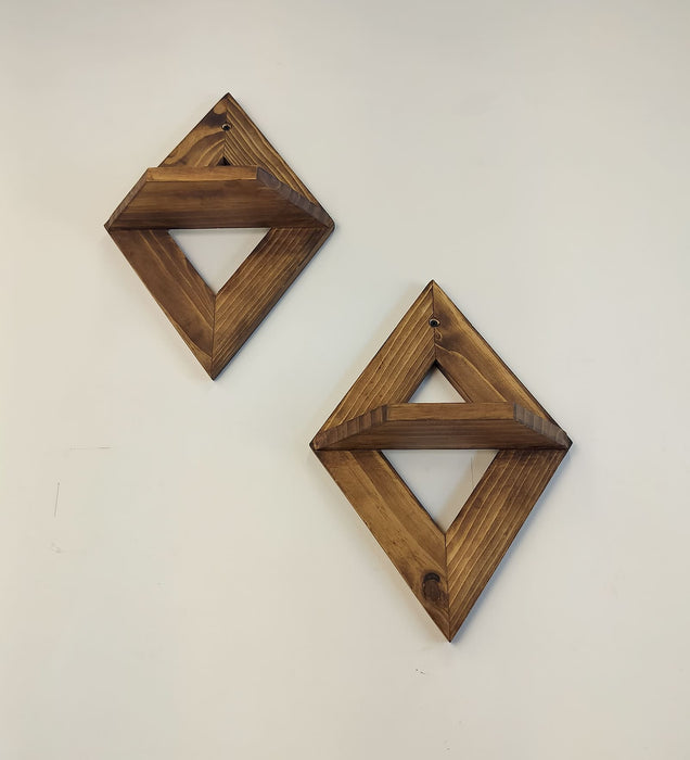 Anna Set of 2 Wooden Wall Décor