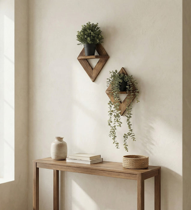 Anna Set of 2 Wooden Wall Décor