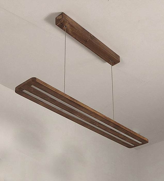 Avril 36 Brown LED Hanging Lamp