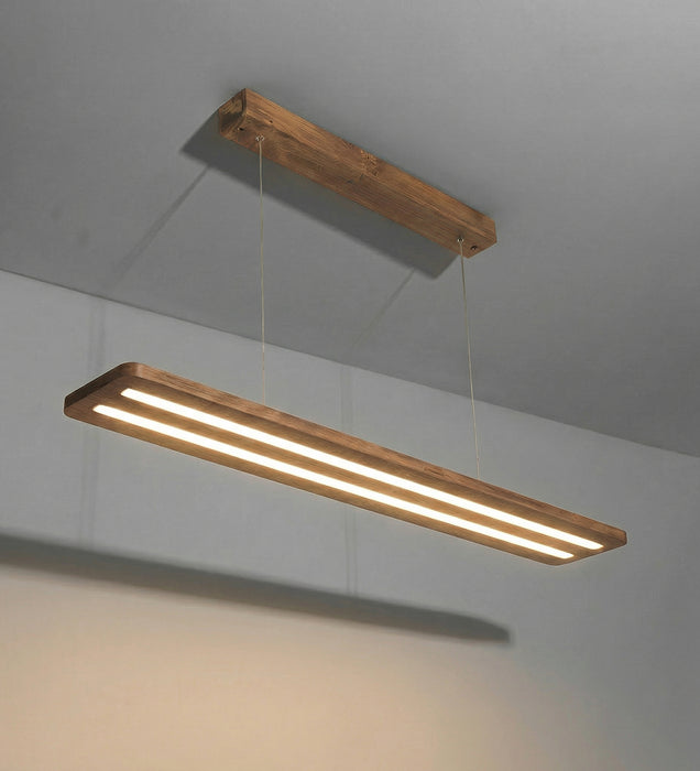 Avril 36 Brown LED Hanging Lamp