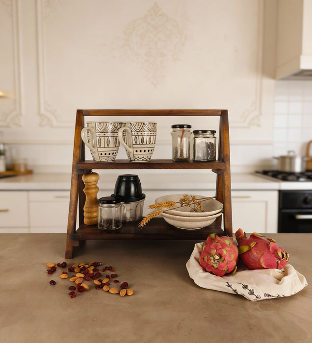 BEATRICE Wooden Shelf Ladder