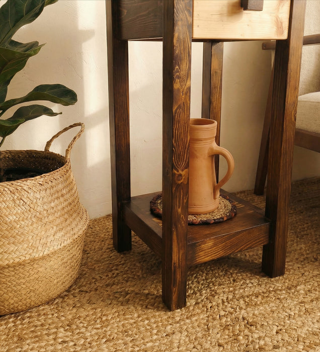 BENEDICT Solid Wood End Table