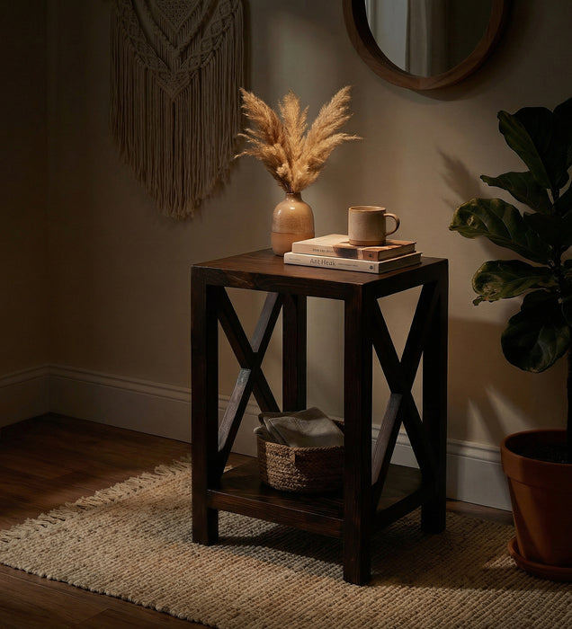 BERT Solid Wood End Table