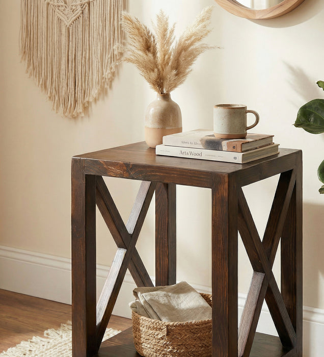 BERT Solid Wood End Table