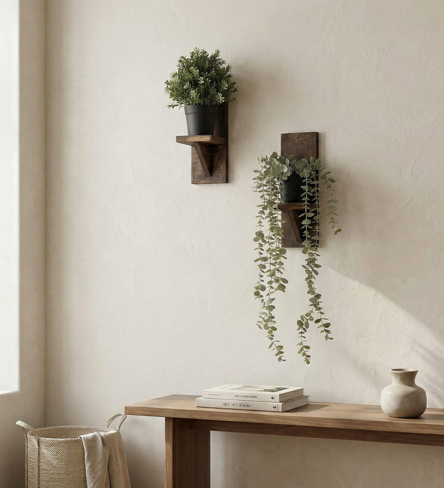 Bianca Set of 2 Wooden Wall Décor