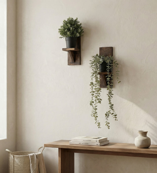 Bianca Set of 2 Wooden Wall Décor