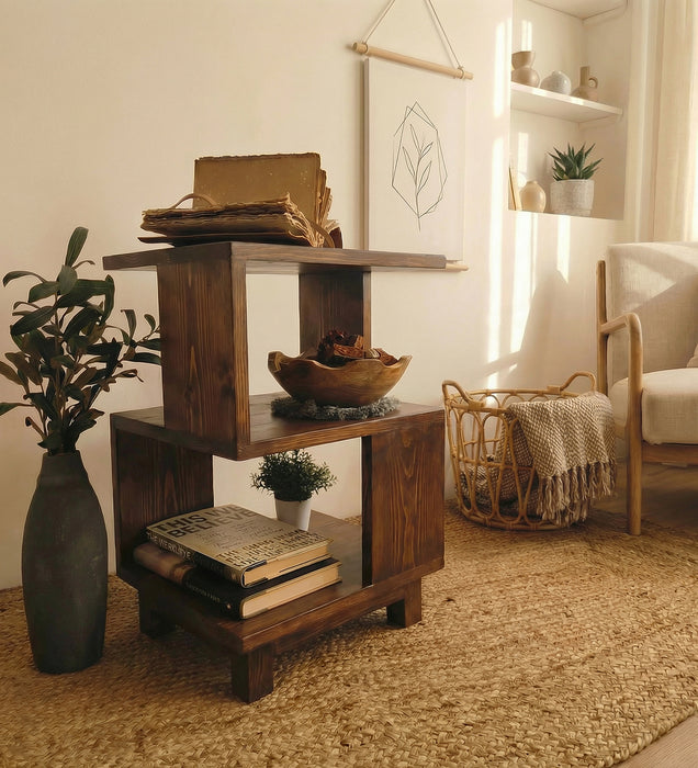 BILLY Solid Wood End Table