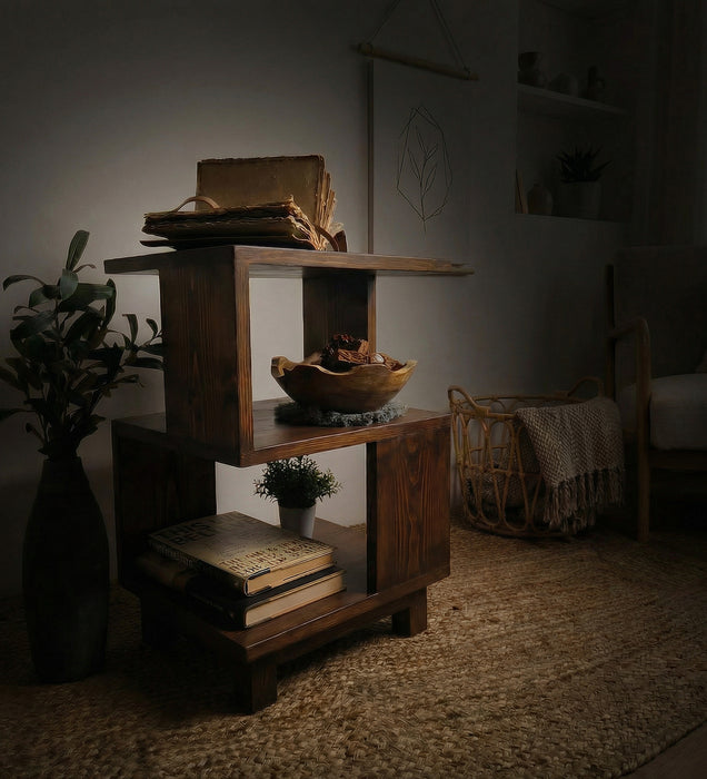 BILLY Solid Wood End Table