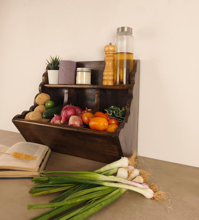 CHARLOTTE Kitchen Wooden Countertop Organiser