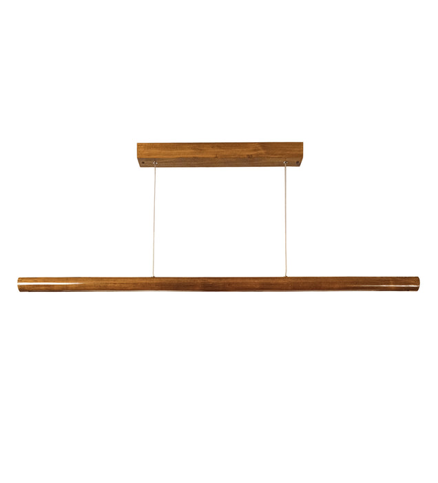 Cannula 48 Brown Wooden LED Hanging Lamp