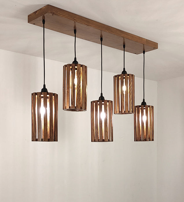 Casa Brown 5 Series Hanging Lamp