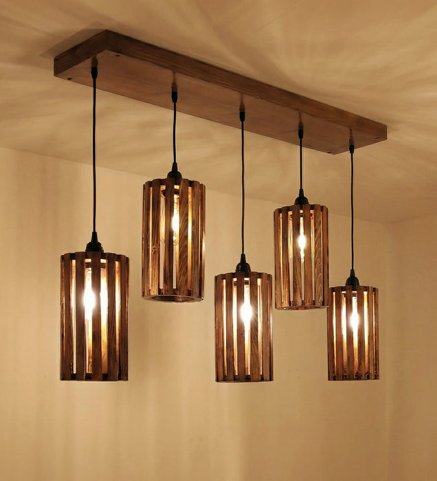 Casa Brown 5 Series Hanging Lamp