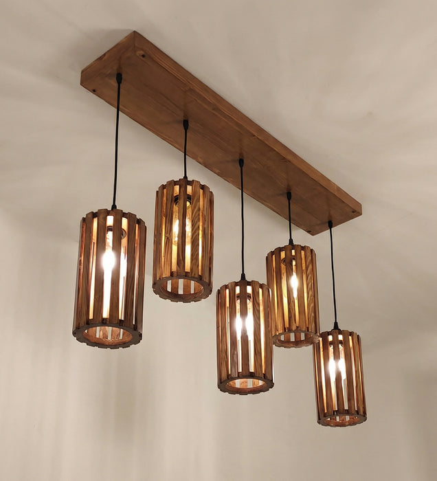 Casa Brown 5 Series Hanging Lamp