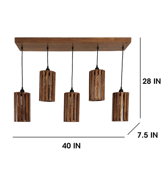 Casa Brown 5 Series Hanging Lamp