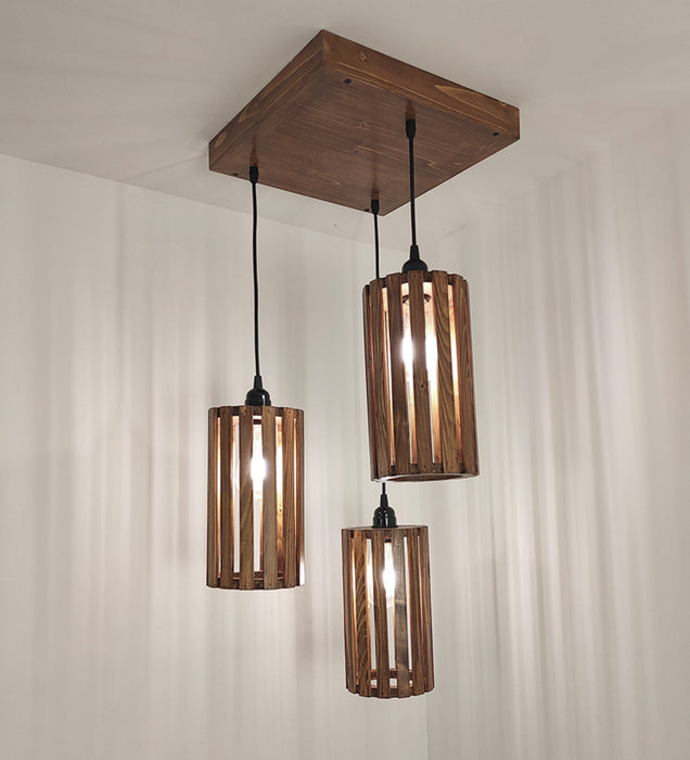 Casa Brown Cluster Hanging Lamp