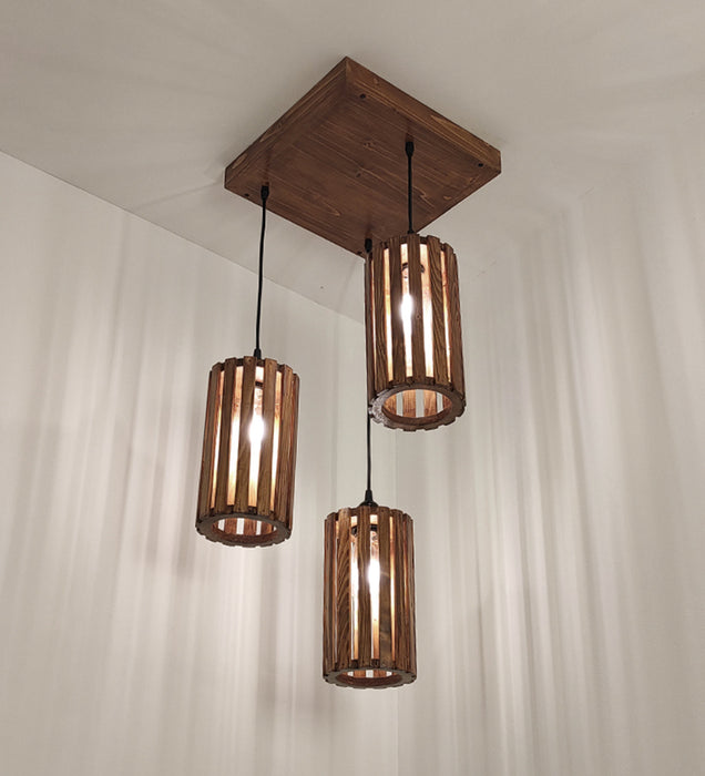 Casa Brown Cluster Hanging Lamp