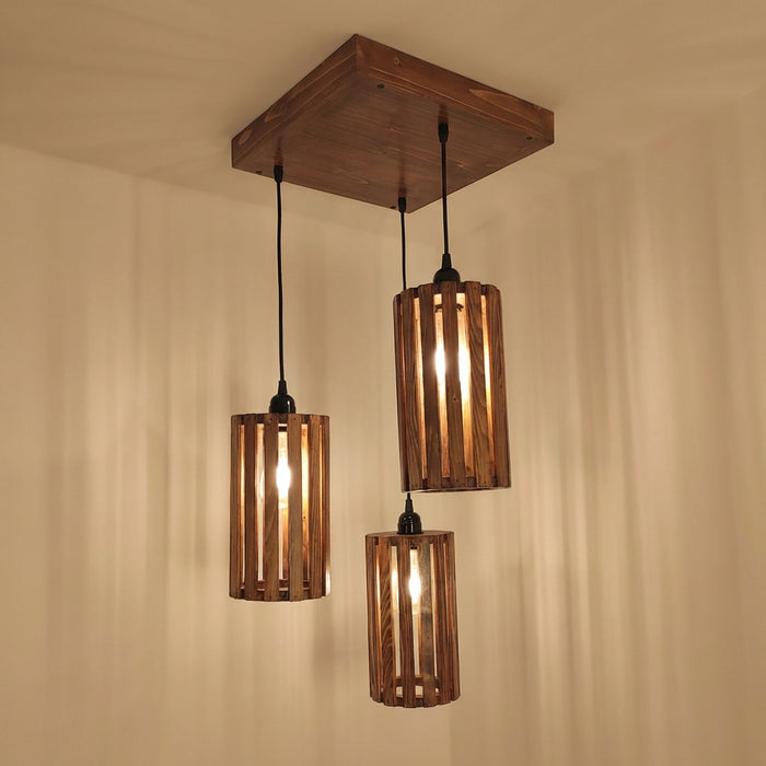 Casa Brown Cluster Hanging Lamp