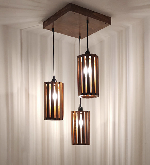 Casa Brown Cluster Hanging Lamp