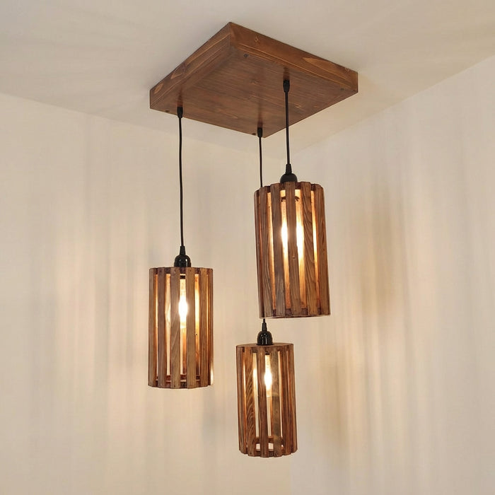 Casa Brown Cluster Hanging Lamp