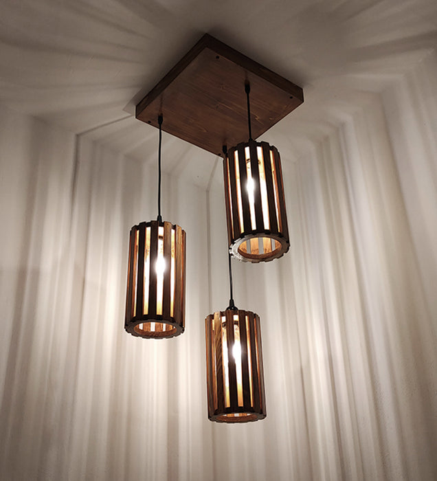 Casa Brown Cluster Hanging Lamp