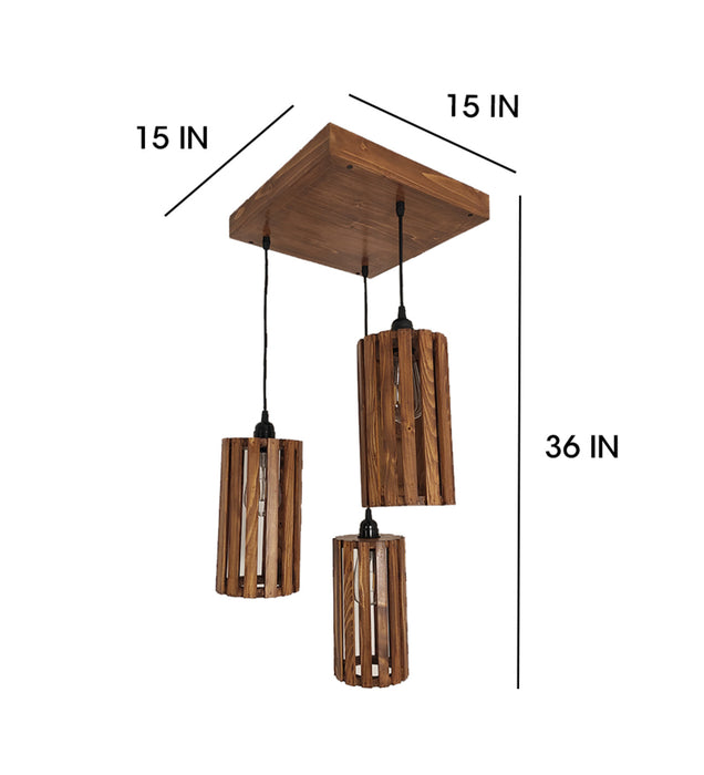 Casa Brown Cluster Hanging Lamp