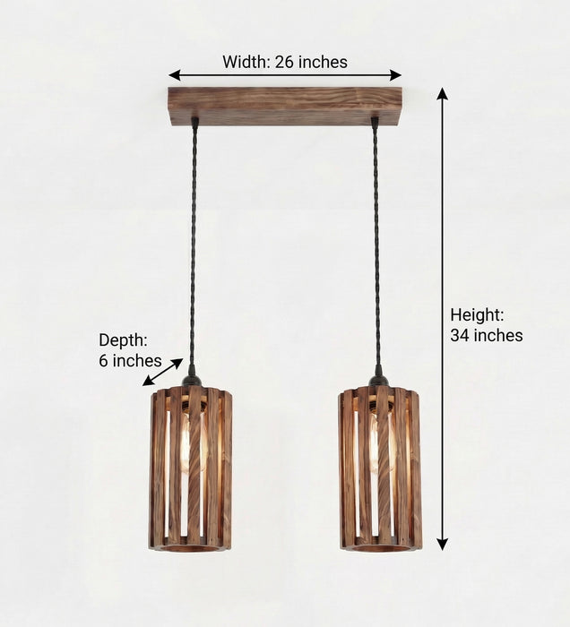 Casa Brown 2 Series Hanging Light