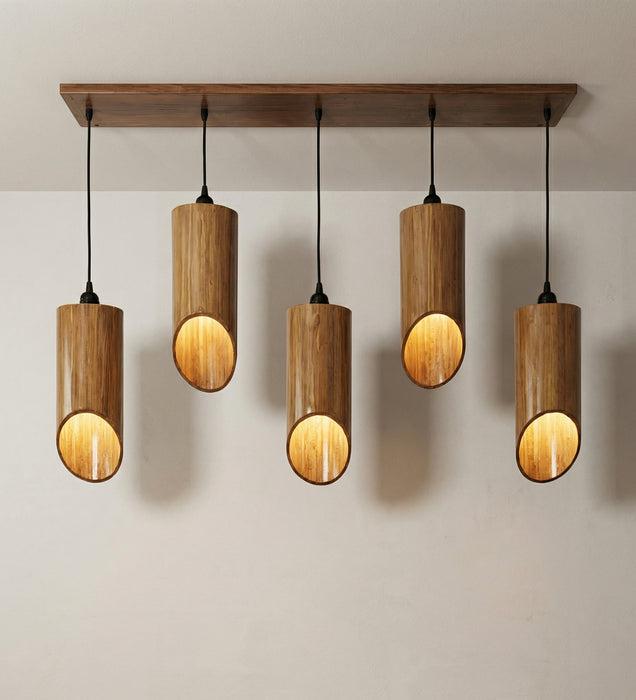 Cedar Brown 5 Series Hanging Lamp