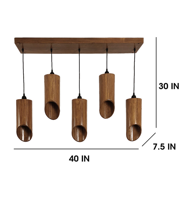 Cedar Brown 5 Series Hanging Lamp